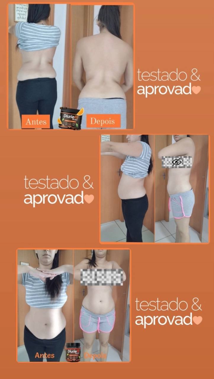 Diurie Fit Black testado e aprovado — múltiplos resultados antes e depois