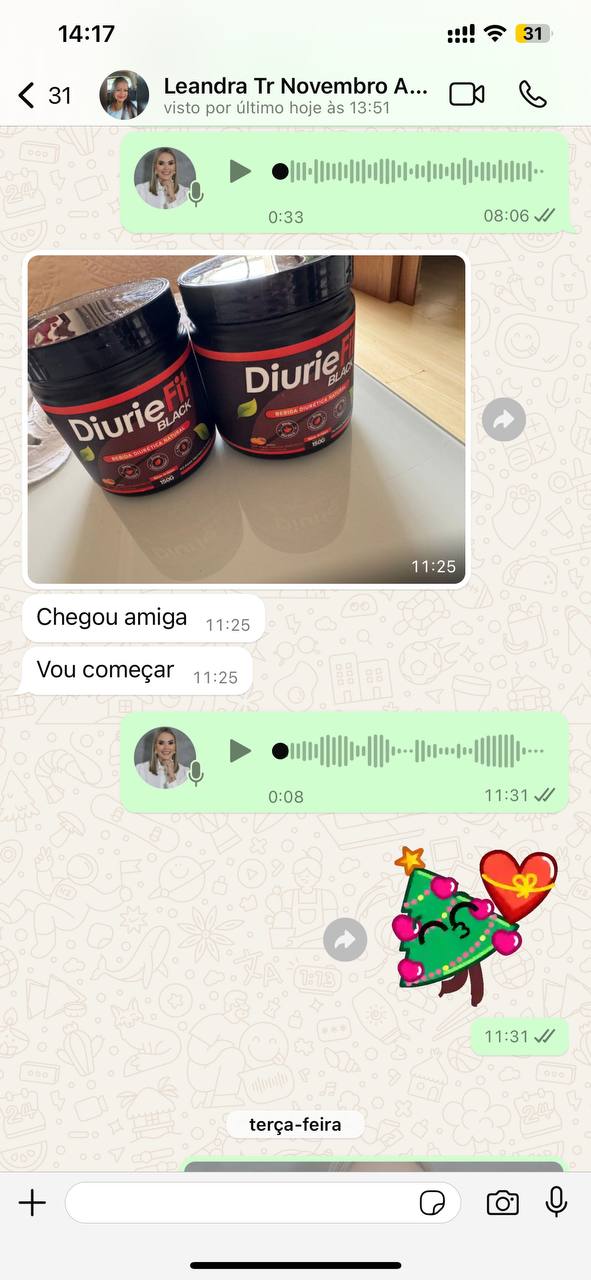 Depoimento WhatsApp — Leandra: produto chegou e vai começar