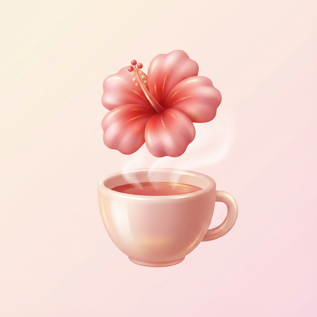 Ilustração do ingrediente Chá de Hibisco do Diurie Fit Black